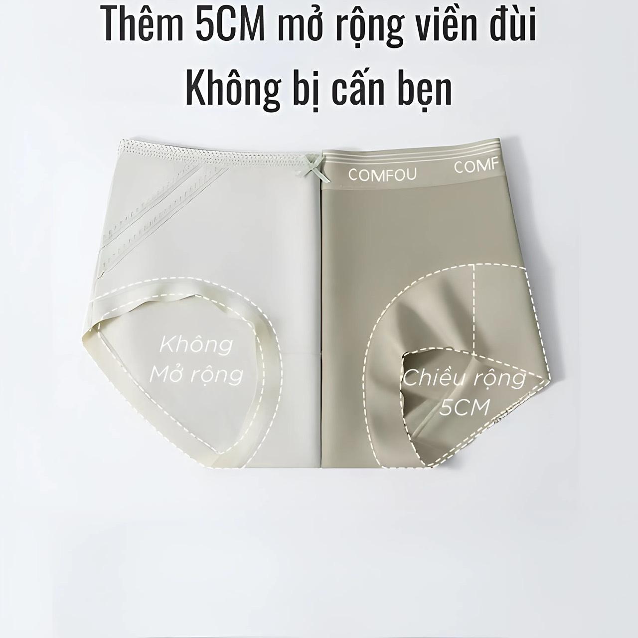 Set 5-10 Quần Lót Nữ Cotton Nguyên Chất Lành Tính, Quần Chip Vải Mềm Mại Co Giãn Tốt Kết Hợp Đáy Quần 7A Kháng Khuẩn 678#