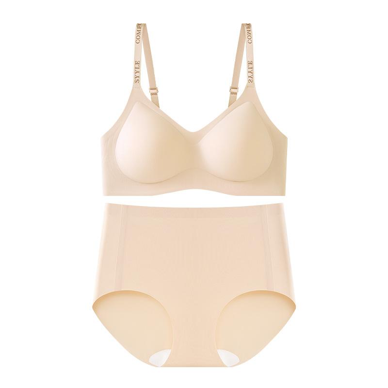 Set Bộ Đồ Lót Nữ su non cao cấp, Áo mút mỏng liền áo không xê dịch+ Quần lót su đúc không lộ viền [510]] Voi