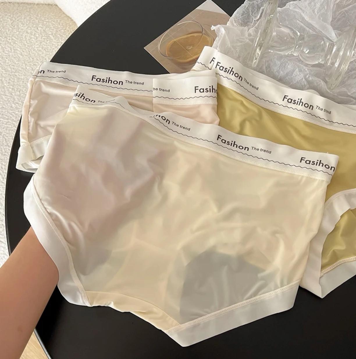 Combo 10 quần lót Nữ chất su lụa Fasihon mát mềm Xinh Xắn, có tách lẻ 5 quần cho khách mua ít H74 (Nữ Voi Women)