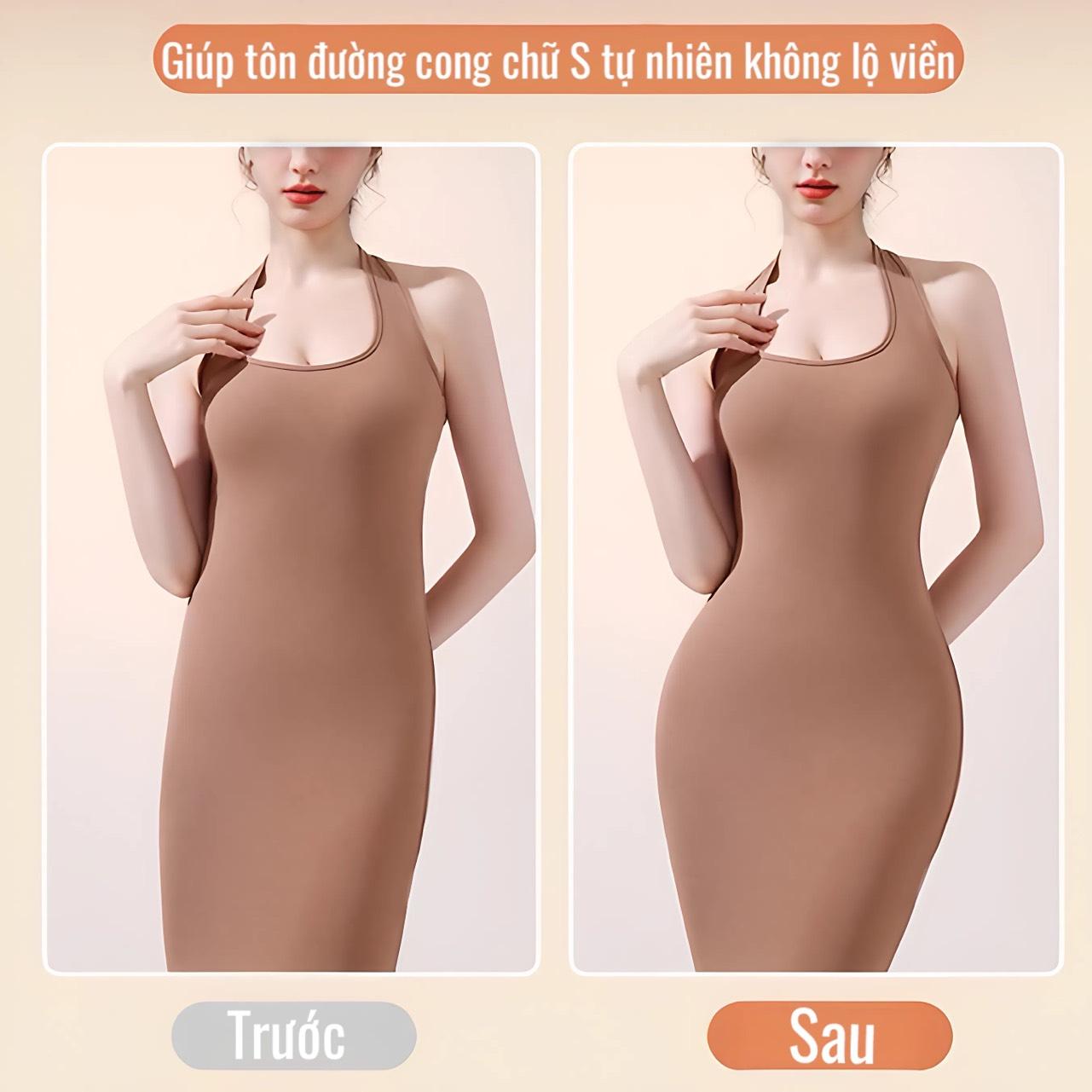 Quần Độn Hông Xiết V2 Tự Nhiên, Quần Độn Hõm Hông Hỗ Trợ Nâng Mông Dáng Đùi Chất Su Đúc Viền Mỏng Không Lộ Miếng Độn D9