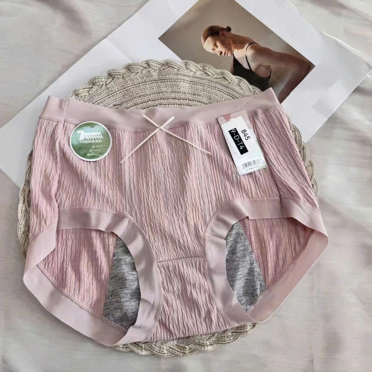 Quần Lót Nữ nguyệt san 48-70Kg, chất cotton thun mềm mại co giãn đần hồi tốt, đũng quần trải dài rộng sử dụng thoải mái [Lẻ]