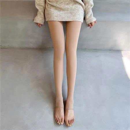 Quần Tất Nữ Màu Da Tự Nhiên Hàng QC Mẫu Mới Công Nghệ 1200 Kim Dệt Bề Mặt Vải Mịn Mướt, Quần Tất Màu Da Có 2 Độ Dày Lót Thường Và Nỉ Bông Ấm