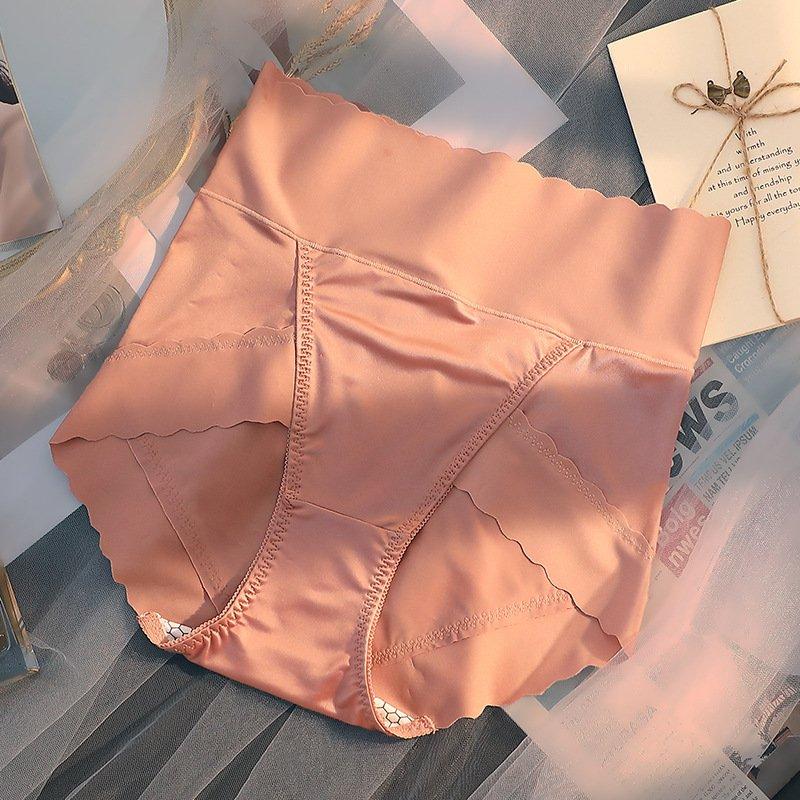 [NewCaocấp_X8] Sét 5 Quần Lót Nữ Su Lụa Satin Cạp Cao Đũng Kháng Khuẩn