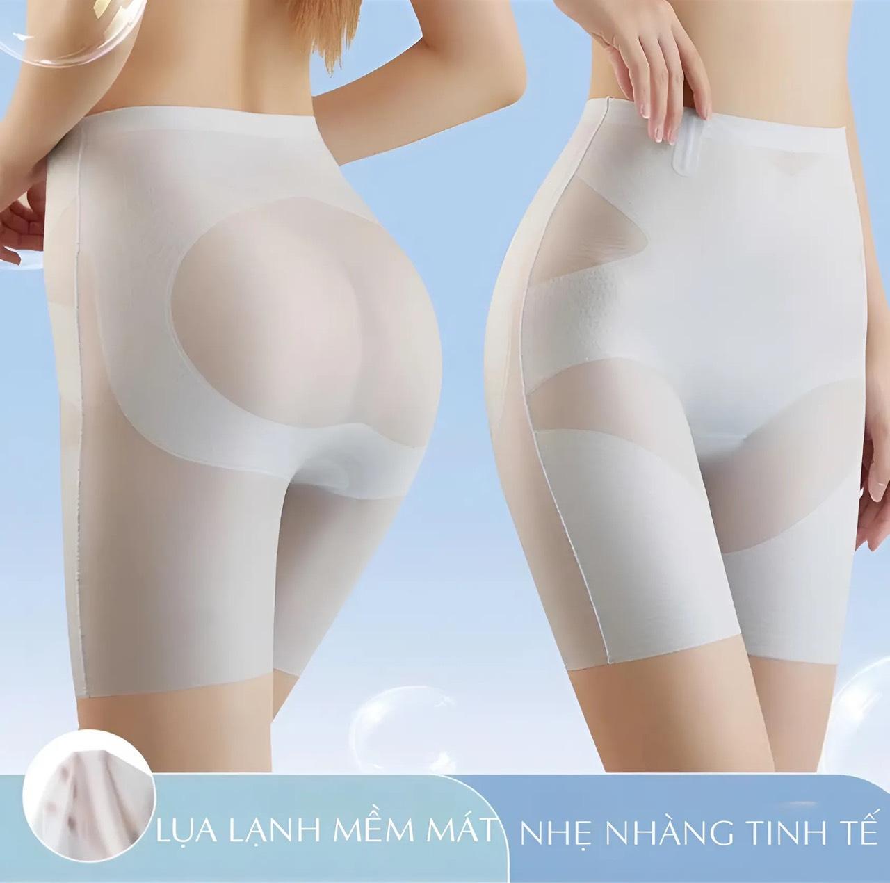 [G673] Quần Gen Bụng Định Hình Kết Hợp Nâng Vòng 3 Chất Lụa Băng Mềm Mát, Quần Nâng Vòng 3 Tròn Đầy, Quần Bảo Hộ Trong Váy
