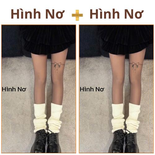 [XẢ KHO TẾT x QUẾ ANH] Quần Tất nữ 3D hàng QC màu đen nâu tây chất dai mềm mịn Women quantat  lotni