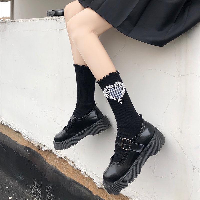 [A50] Tất Chân Nữ Cổ Cao Cá Tính, Vớ Nữ Xinh Dễ Thương Hàng QC