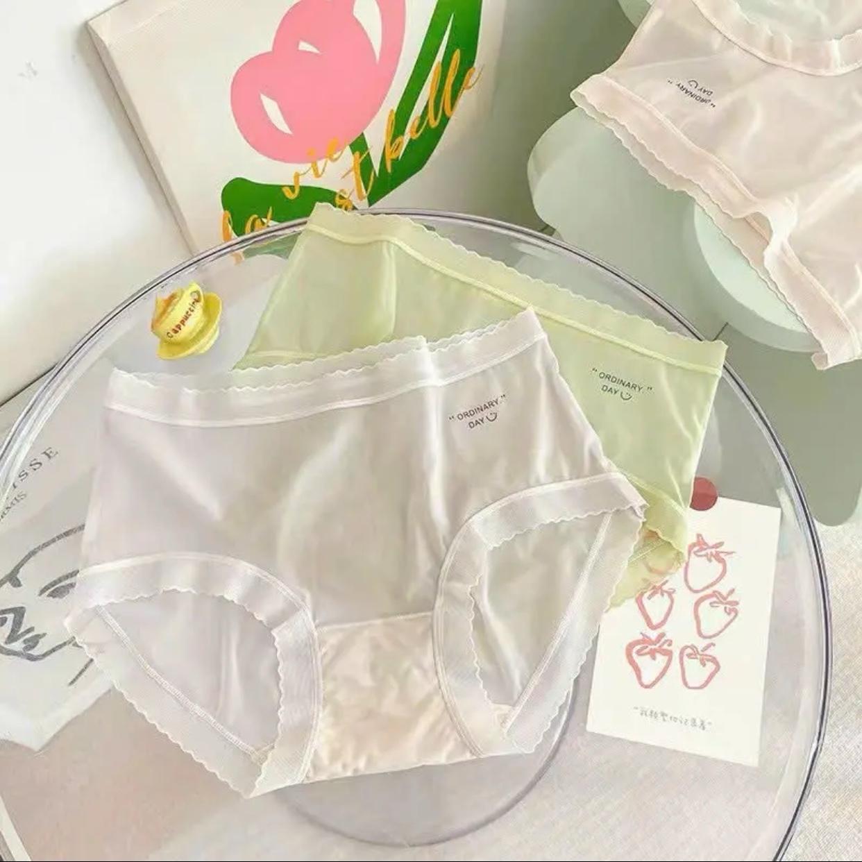 [T01] Set 5 quần lót su lụa băng tàng hình mềm mỏng nhẹ mát lạnh Ordi Nữ Women