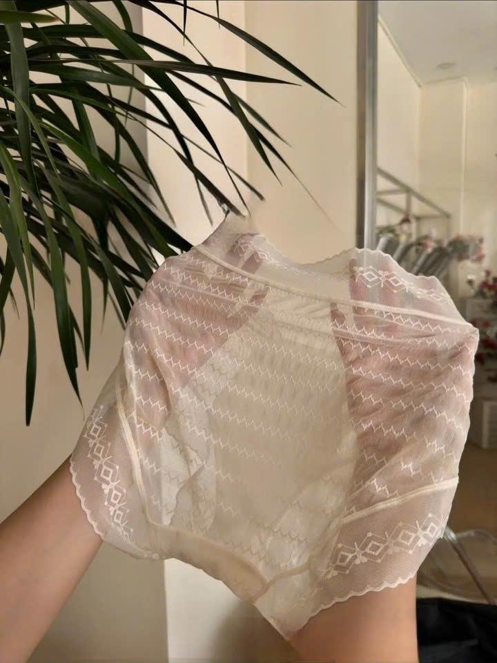 [VIP_1360] Sét 5 Quần Lót Nữ phối ren cạp cao, hàng cao cấp chất ren mềm mại, co giãn tốt, Full hộp sang chảnh 5 màu, đũng quần thông thoáng Women