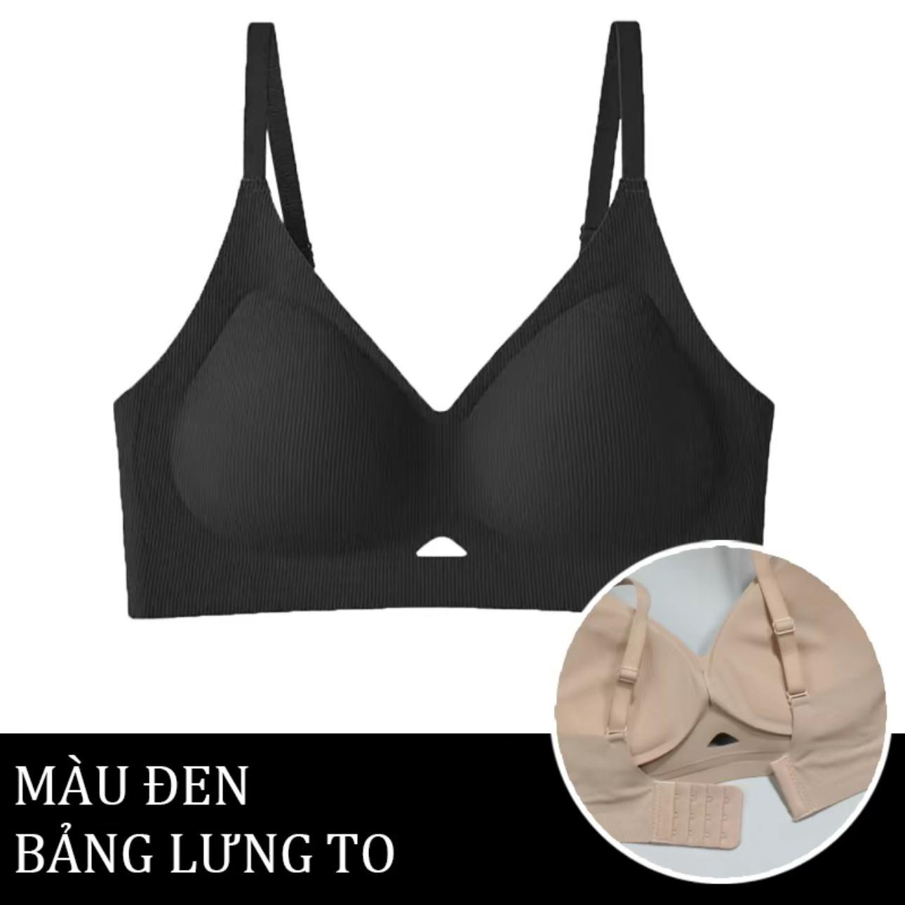 Áo Nâng Ngực Bra Chất Su Mềm Mỏng Nhẹ Không Gọng Có Mút Đệm Tròn Gom Quả Chống Chảy Xệ Hạn Chế Ngấn Lưng [A37]