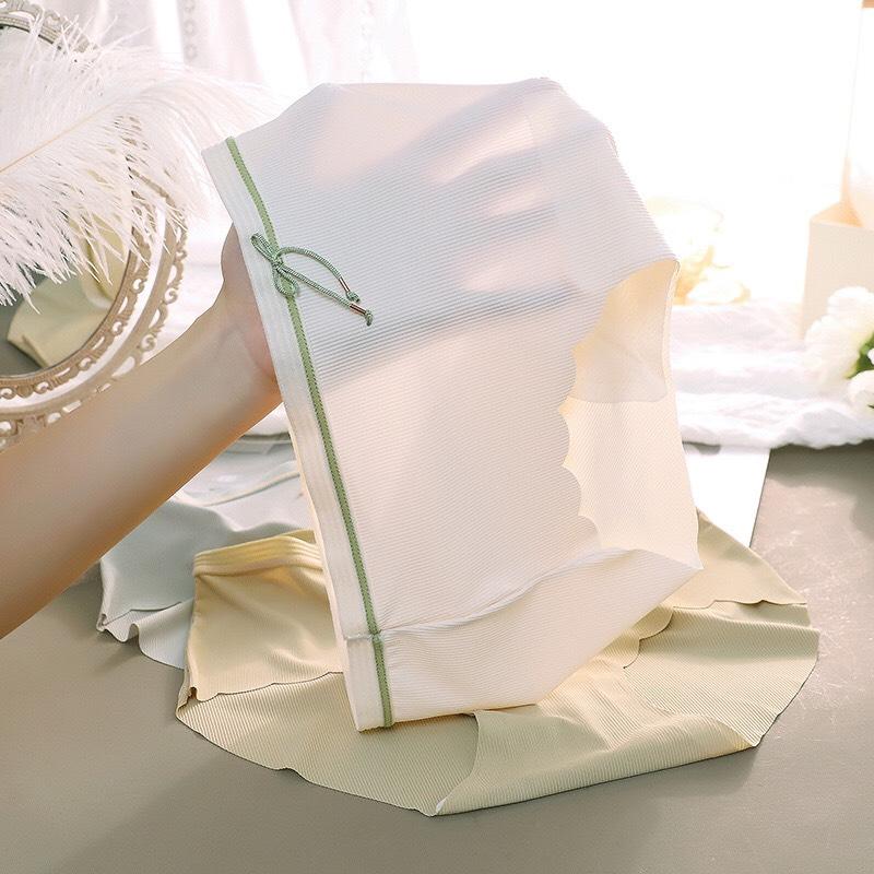 Sét 5 Quần lót Su Không Viền Gân Tăm Phối Nơ Xinh M8