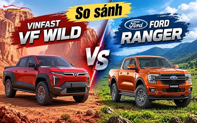 So sánh VinFast VF Wild với Ford Ranger, Toyota Hilux, Mitsubishi Triton, Isuzu D-Max
