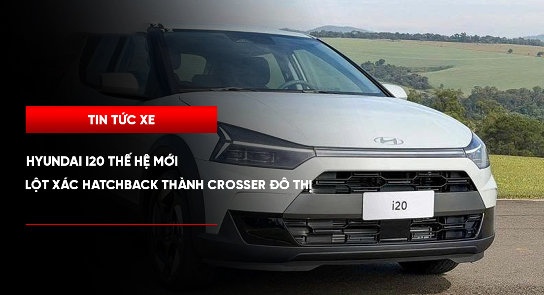 Hyundai i20 thế hệ mới: Lột xác từ hatchback thành crossover đô thị