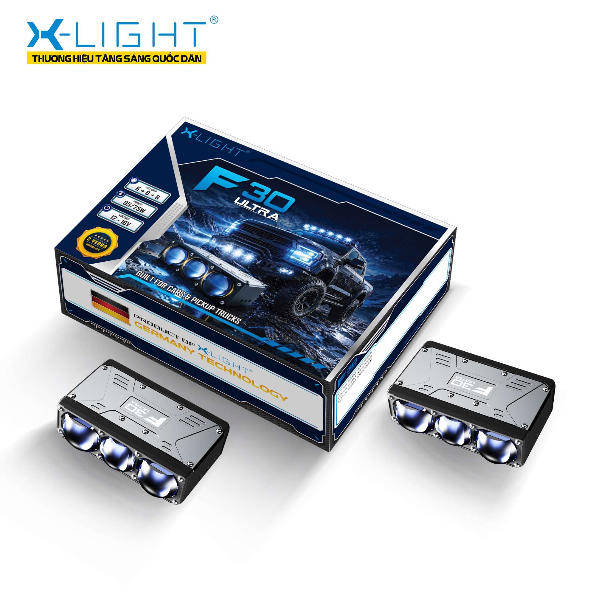 Đèn gầm dạng rời X-Light F30 Ultra