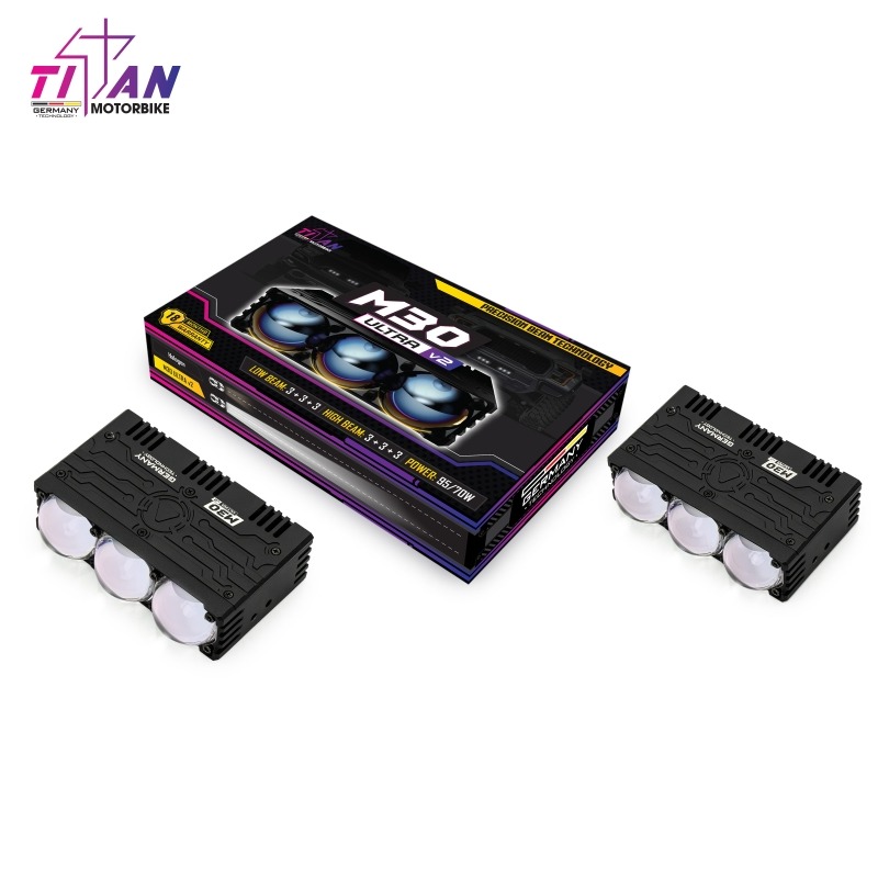 ĐÈN TRỢ SÁNG TITAN MOTO M30 ULTRA V2