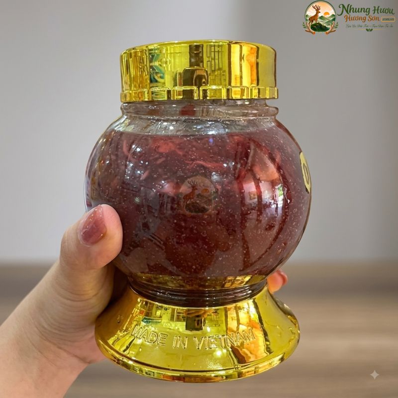 Mẹo Nhung Hươu Ngâm Mật Ong Chuẩn Tỷ Lệ Vàng: Không Hôi, Không Váng, Đại Bổ