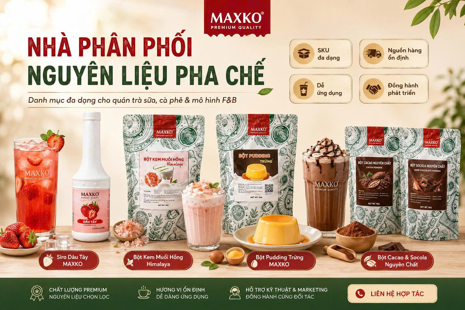 Hợp tác với nhà phân phối nguyên liệu pha chế: 8 điều khoản cần rõ