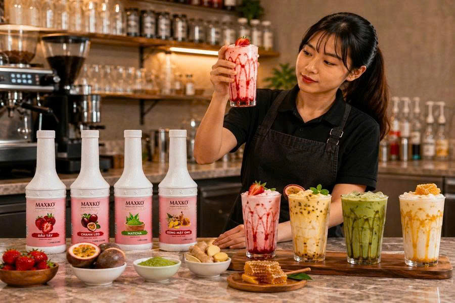 Khi nào nên dùng sốt pha chế thay cho syrup trong đồ uống?