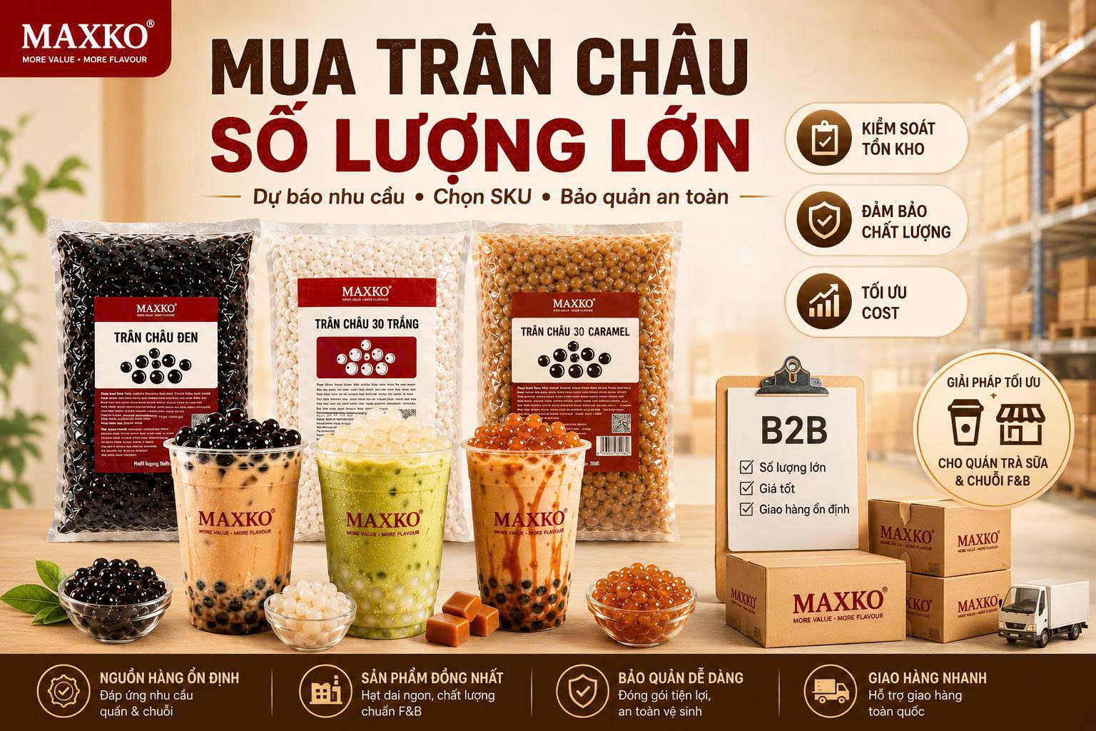 Mua trân châu số lượng lớn: dự báo nhu cầu và bảo quản an toàn