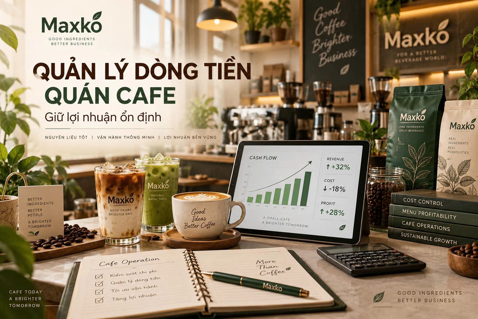 Quản lý dòng tiền quán cafe – giữ lợi nhuận ổn định