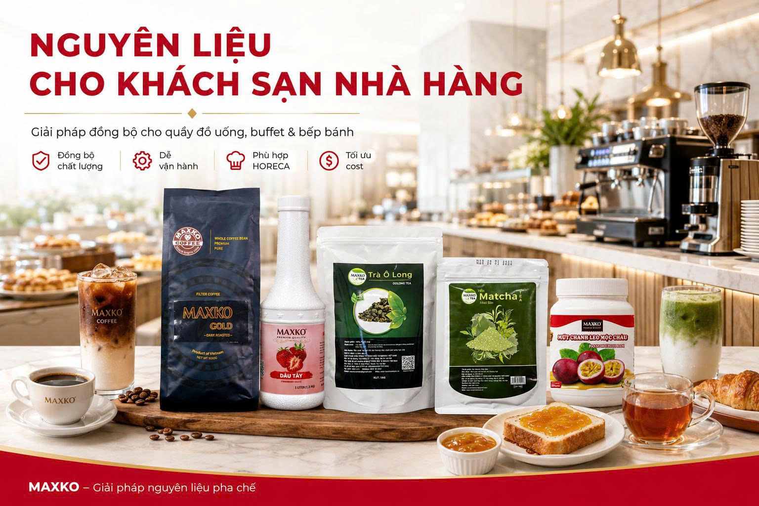 Nguyên liệu cho khách sạn nhà hàng: SLA giao hàng và hỗ trợ kỹ thuật