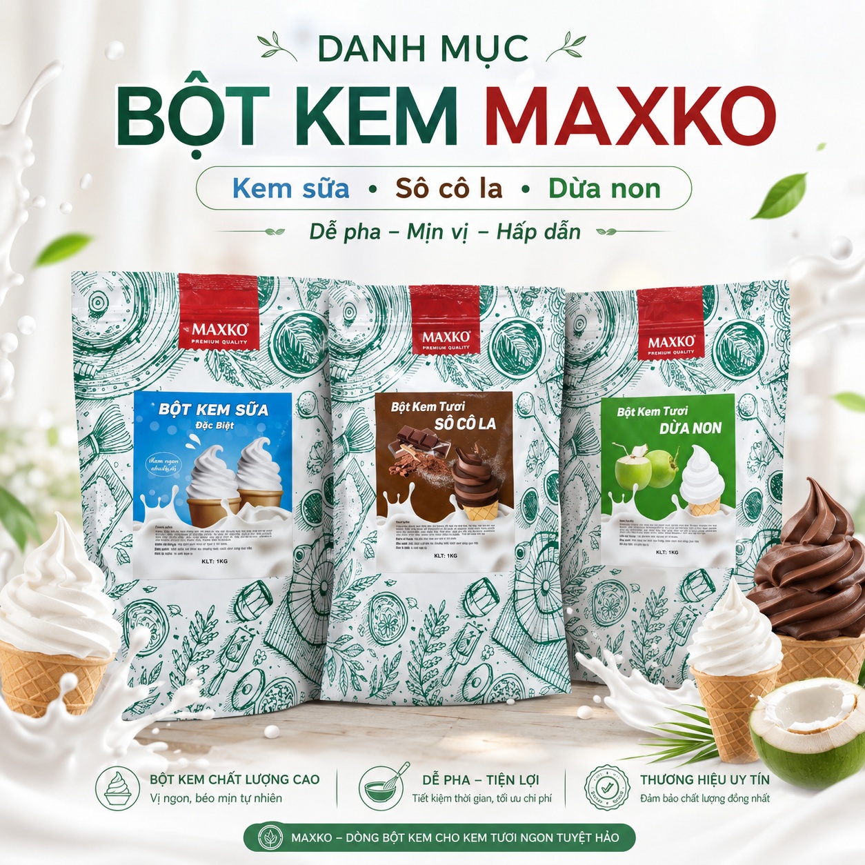BỘT KEM TƯƠI