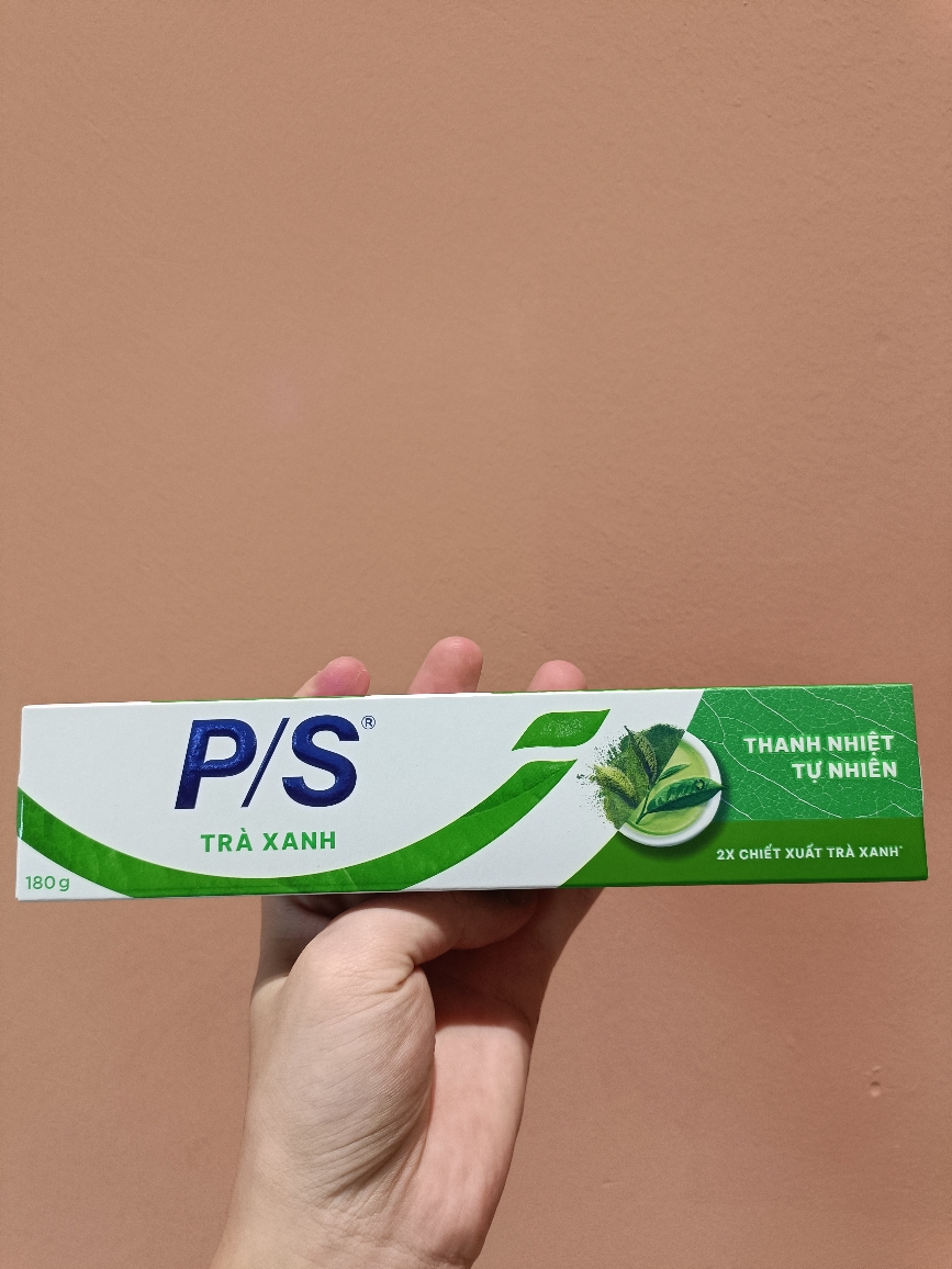 Kem đánh răng P/S bảo vệ 123 trà xanh hộp 230g
