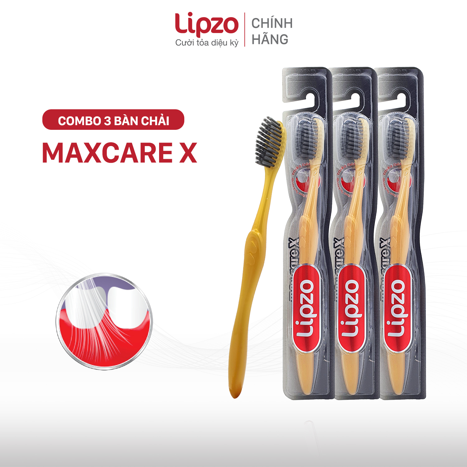 Bàn Chải Đánh Răng Lipzo max care