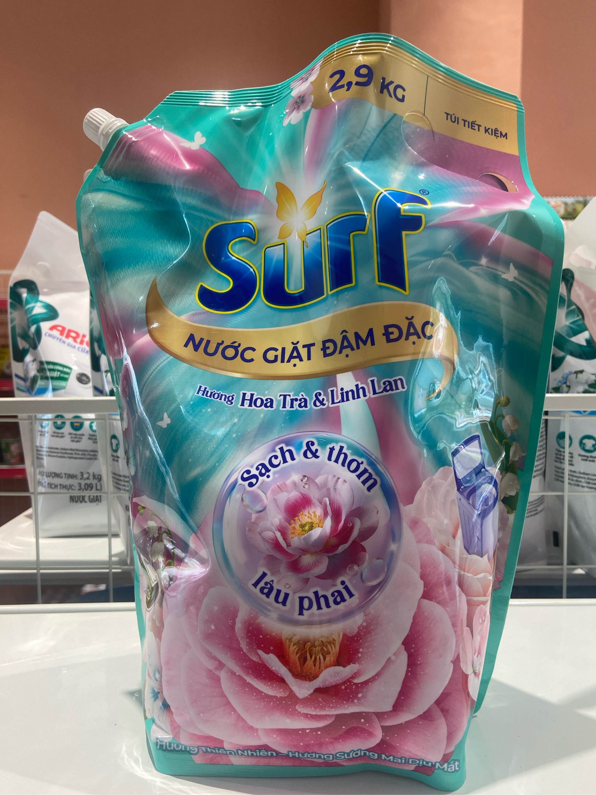 Nước giặt surf 2.9kg Hoa Trà Linh Lan