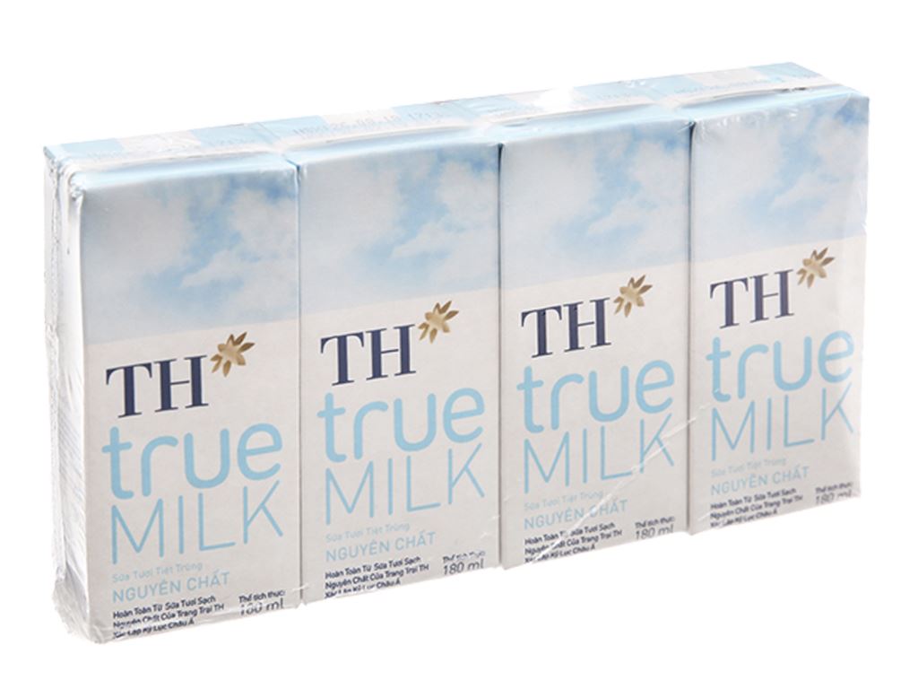 Sữa TH true milk không đường 180ml