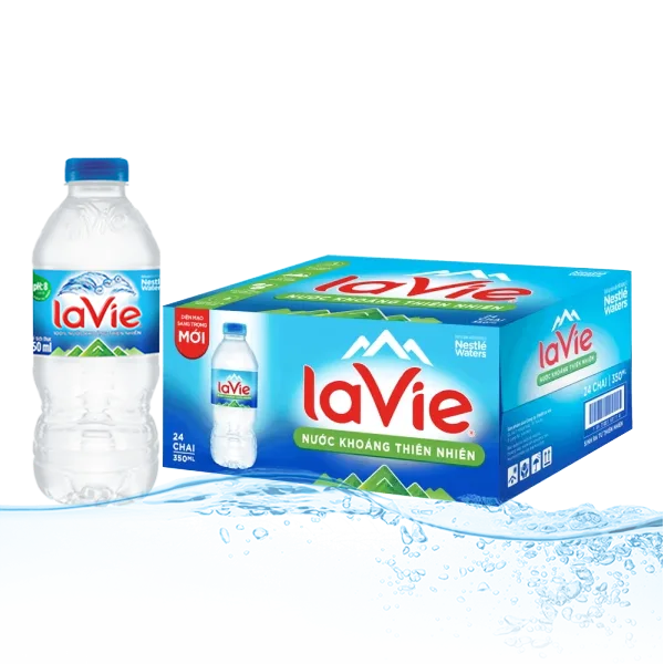 Nước khoáng LaVie chai 350ml