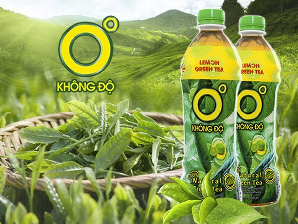 Trà xanh Không Độ vị chanh 455ml