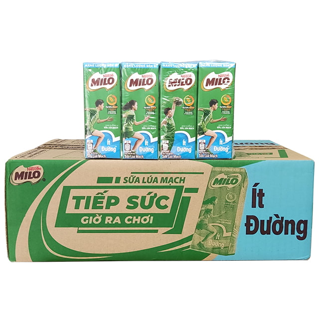 Sữa Milo ít đường 180ml