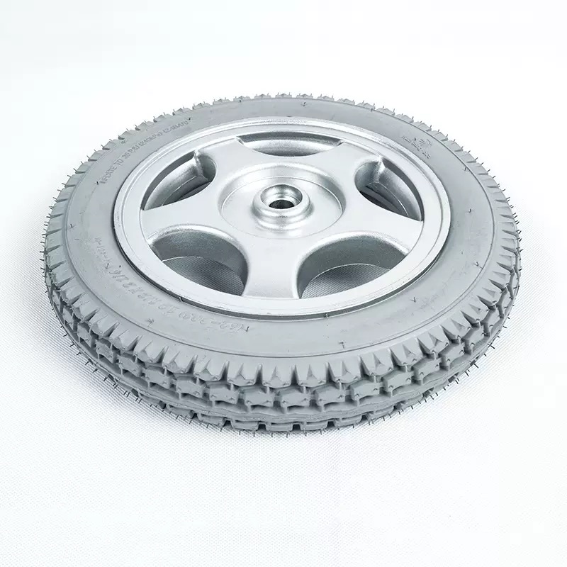 Bánh Sau Xe Lăn Điện Loại 62-203 (12x1/2 _ 2x1/4) Lốp Đặc