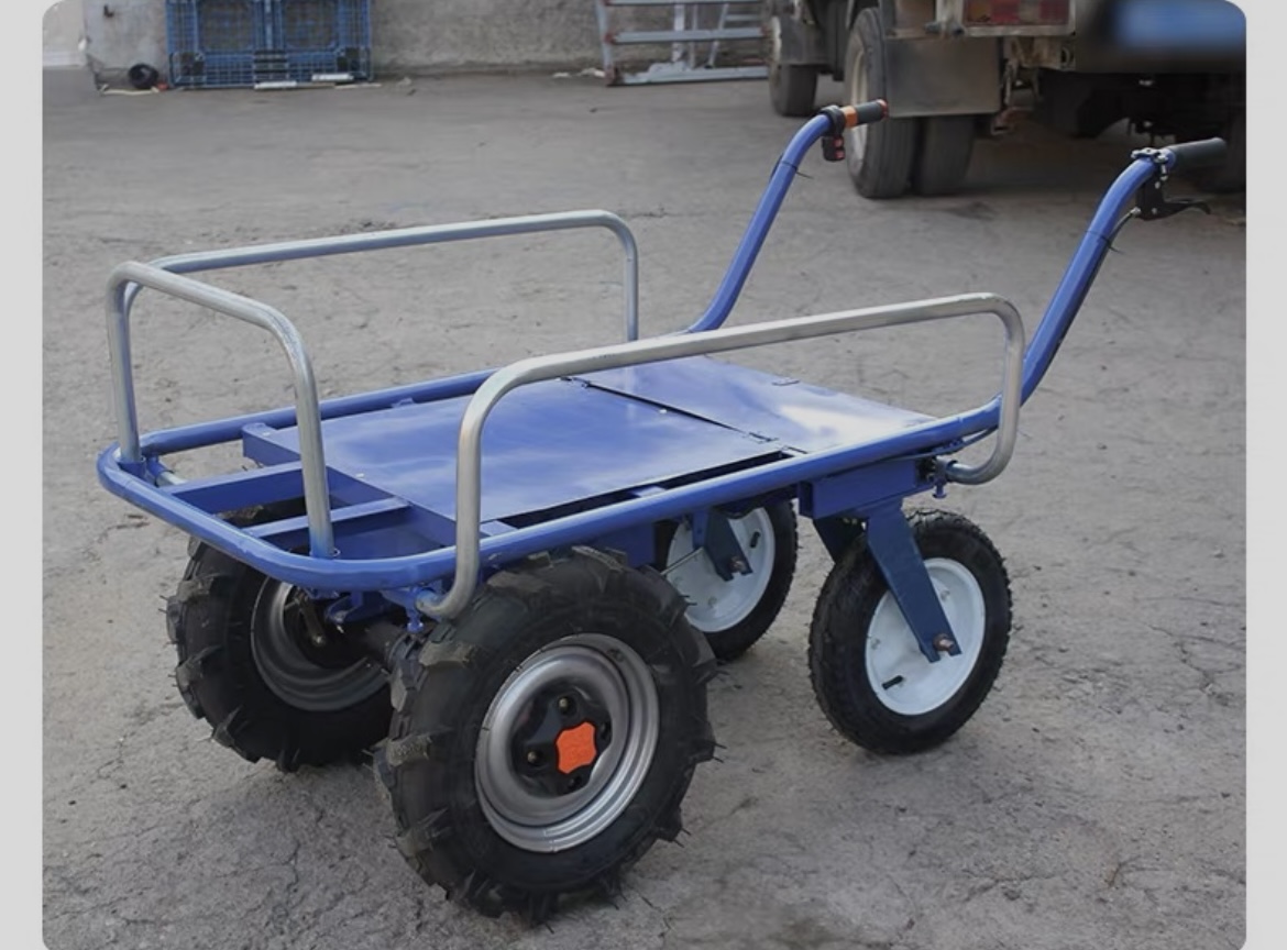 Xe Điên 4 Bánh Trở Vật Liệu Xây Dựng, Nông Sản, Thóc Gạo Trọng Tải 1000kg