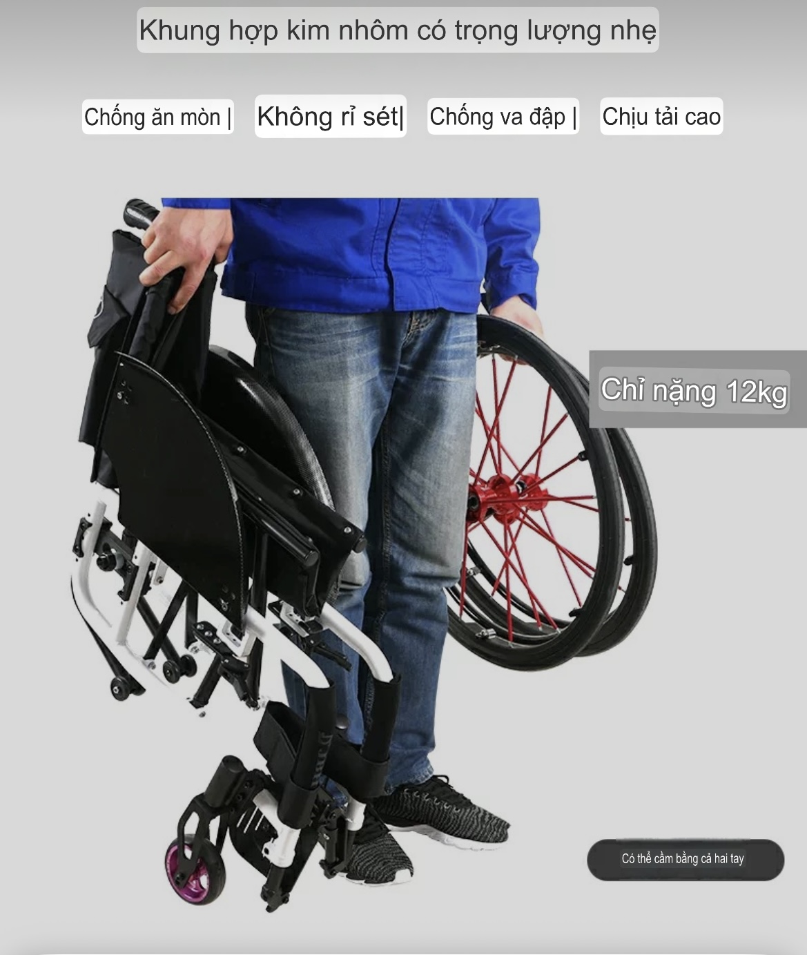 Xe Lăn Thể Thao Cao Cấp, Xe Lăn Cho Người Khuyết Tật
