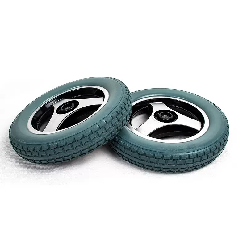 Bánh Sau Xe Lăn Điện Cao Cấp Loại 57-203 (12X1/2 - 2X1/4) Lốp Đặc