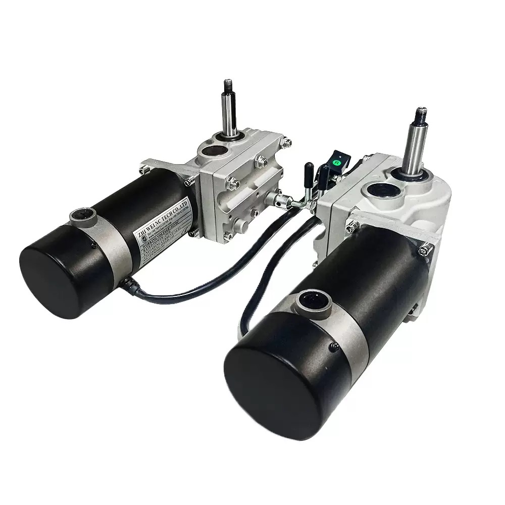 Động Cơ, Motor Xe Lăn Điện Cao Cấp 24V 320W Có Thắng Từ, Phanh Tự Động
