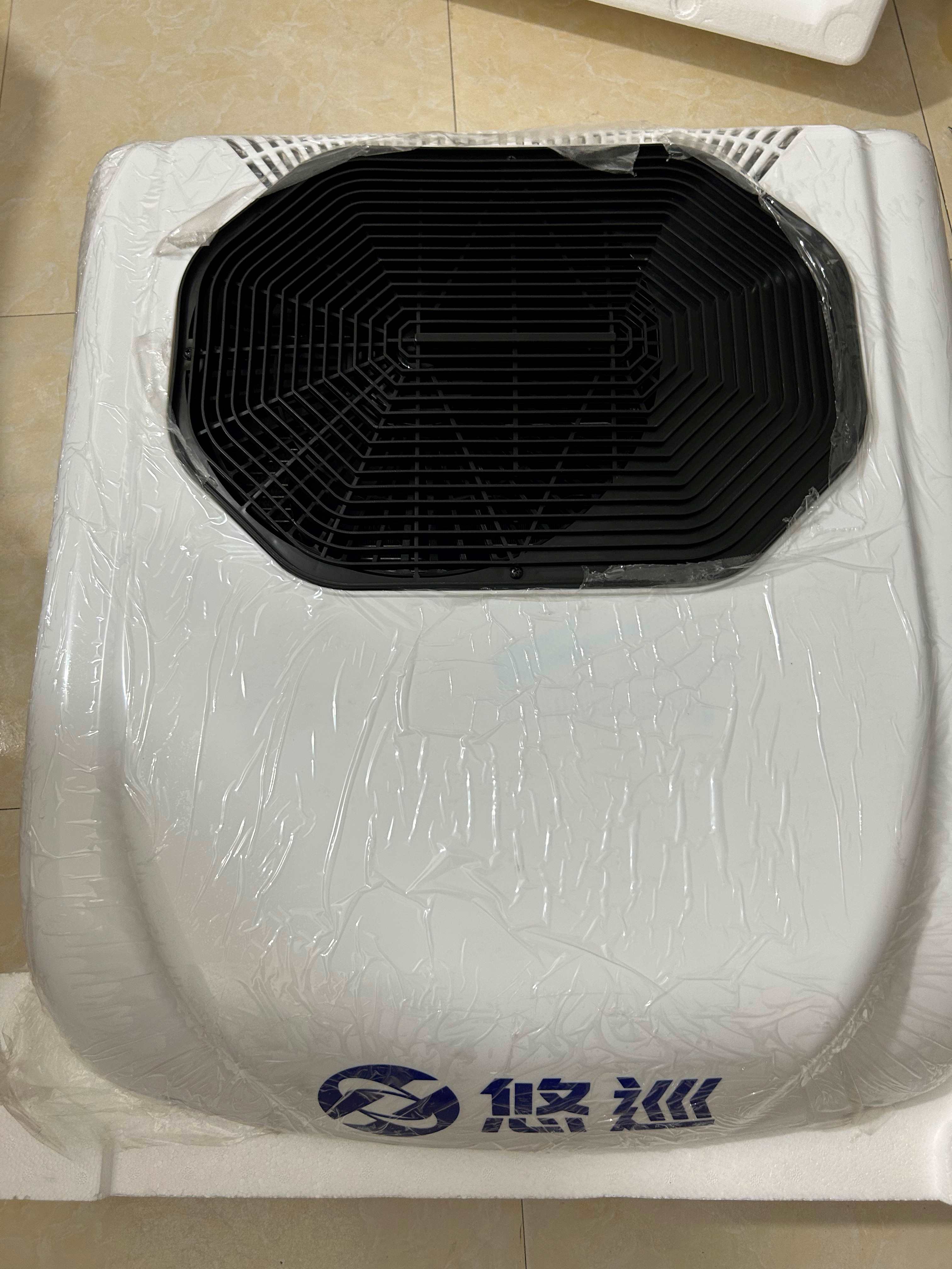 Điều Hoà Ân Trần,Úp Lóc 12V Dàn Mát Bằng Đồng Quạt Ko Chổi Than Chạy Điện Ắc Quy 12V