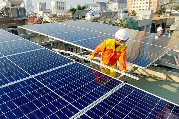Hệ thống điện mặt trời áp mái nhà xưởng An Phú