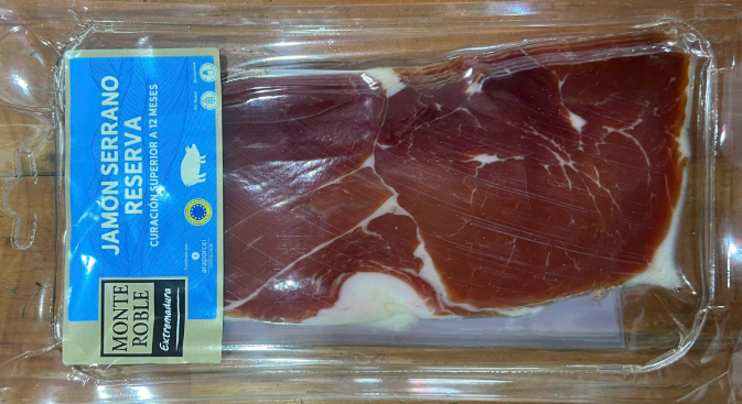 Ham sliced - Reserva/ Thịt đùi sau Serrano muối cắt lát -Reserva
