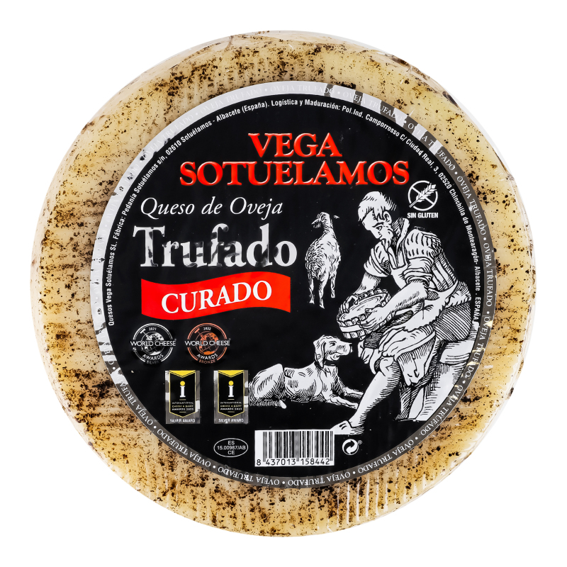 Phô mai cừu nấm Trufado đen > 3.000 gram