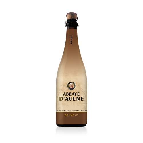 Bia Abbaye d'Aulne Brune 6% 750ml