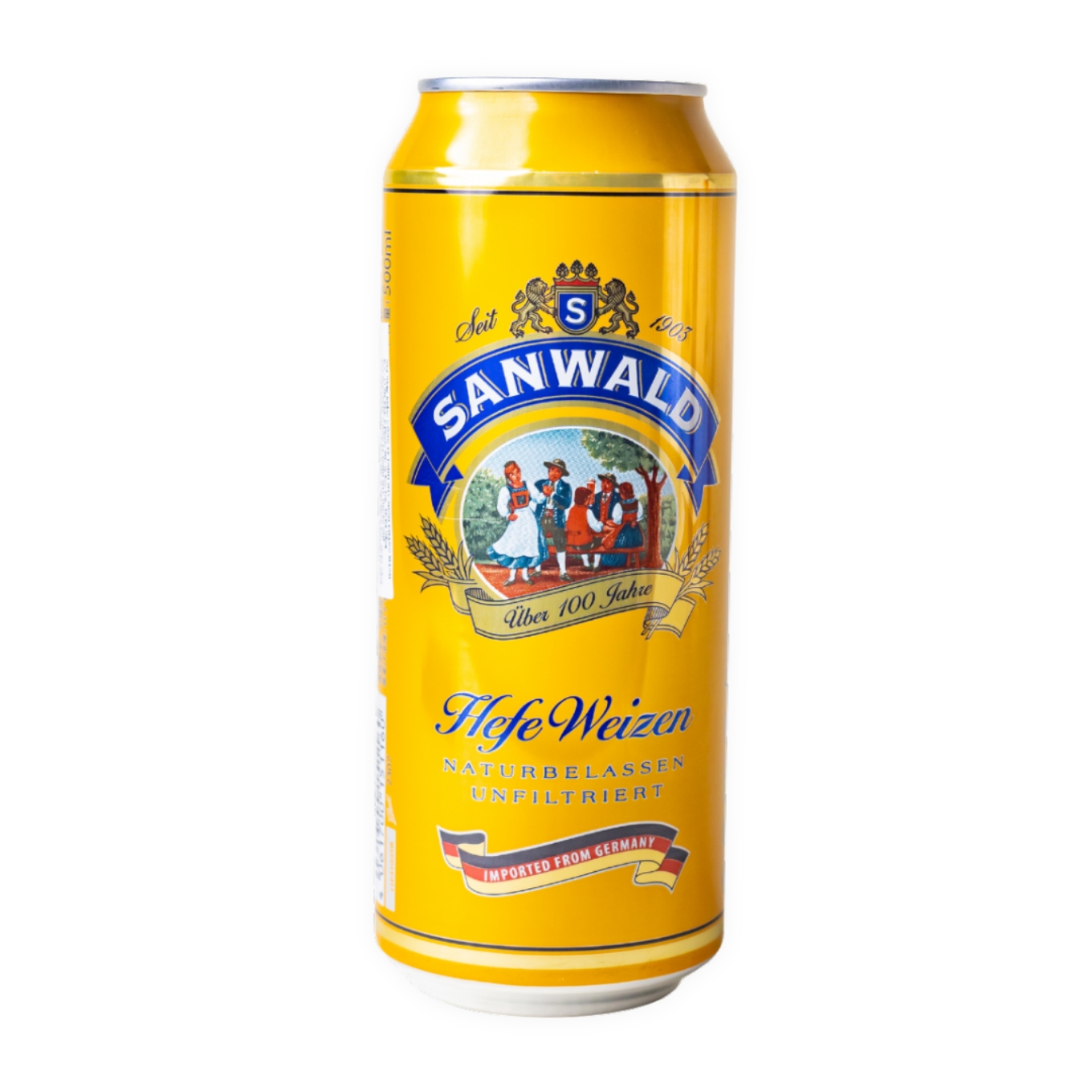 Bia Sanwald Hefeweizen 4,9% 500ml Lon