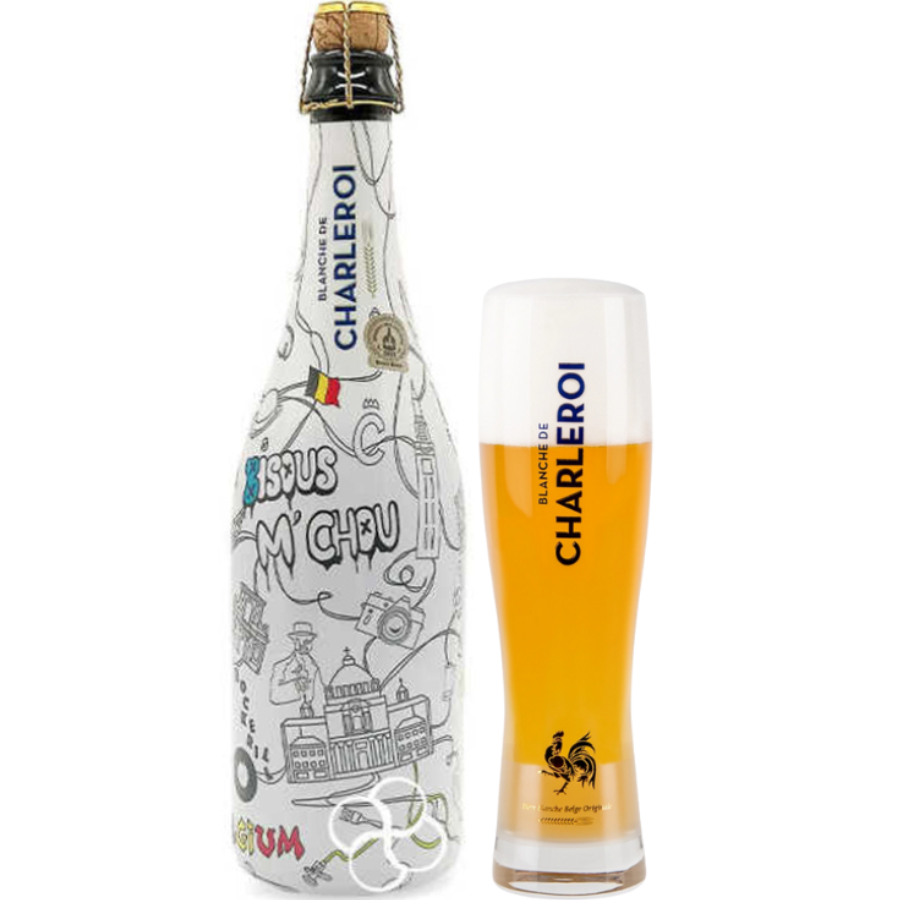 Bia Blanche de Charleroi Organic Bio 5% 750ml