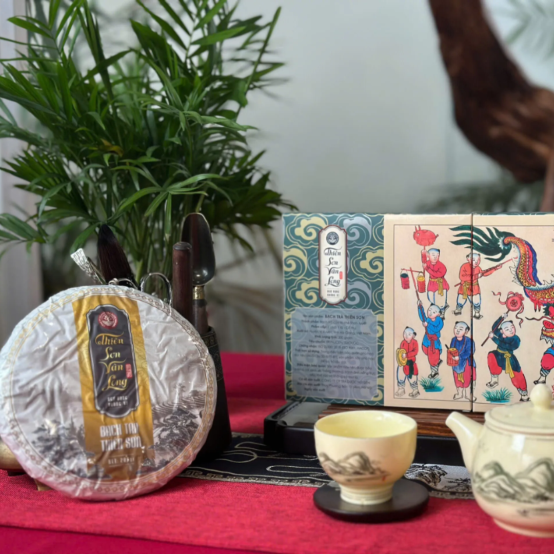 Bộ Trà Múa Rồng – Bạch Trà Thiên Sơn