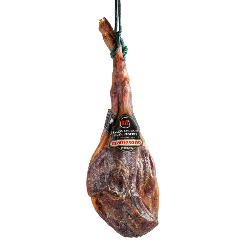 Montesano Serrano Jamon bonein Montesano Serrano đùi sau có xương