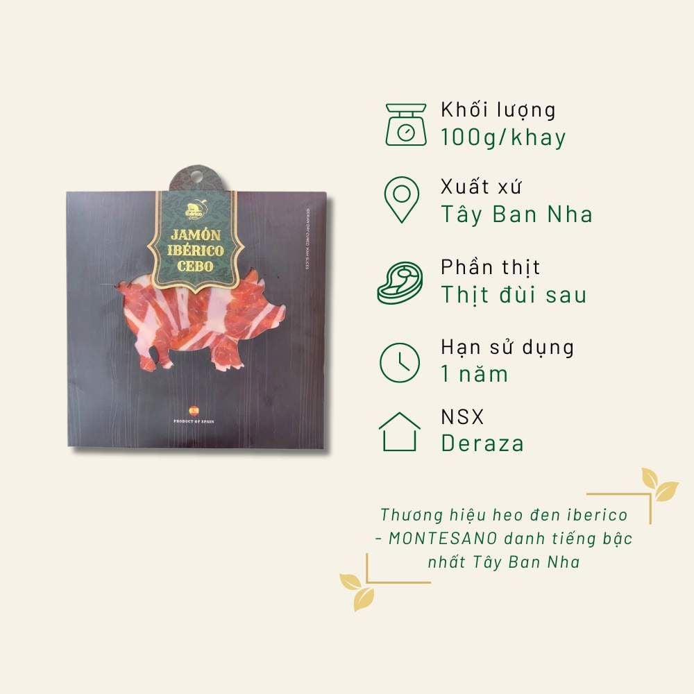 Cebo ham sliced- Cebo cắt lát VN (gói lớn, dùng ăn ngay)