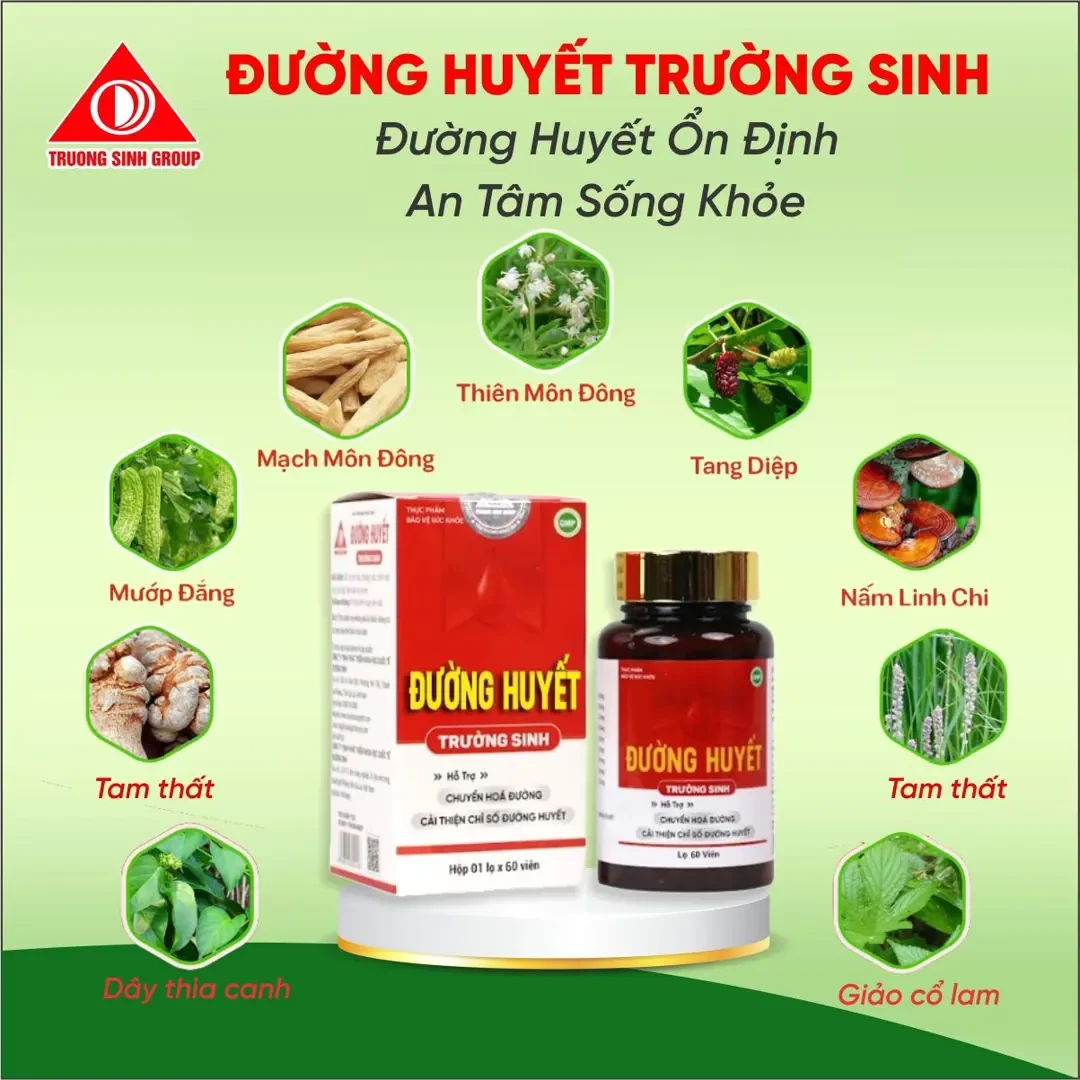 Đường Huyết Trường Sinh 60 viên