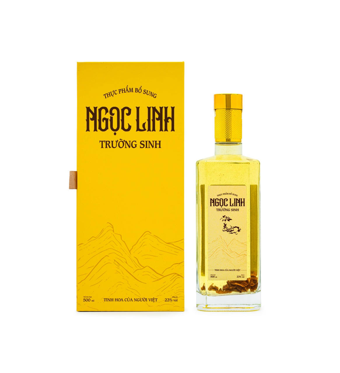 Ngọc Linh Trường Sinh Yellow 23° 500ml – Có hộp