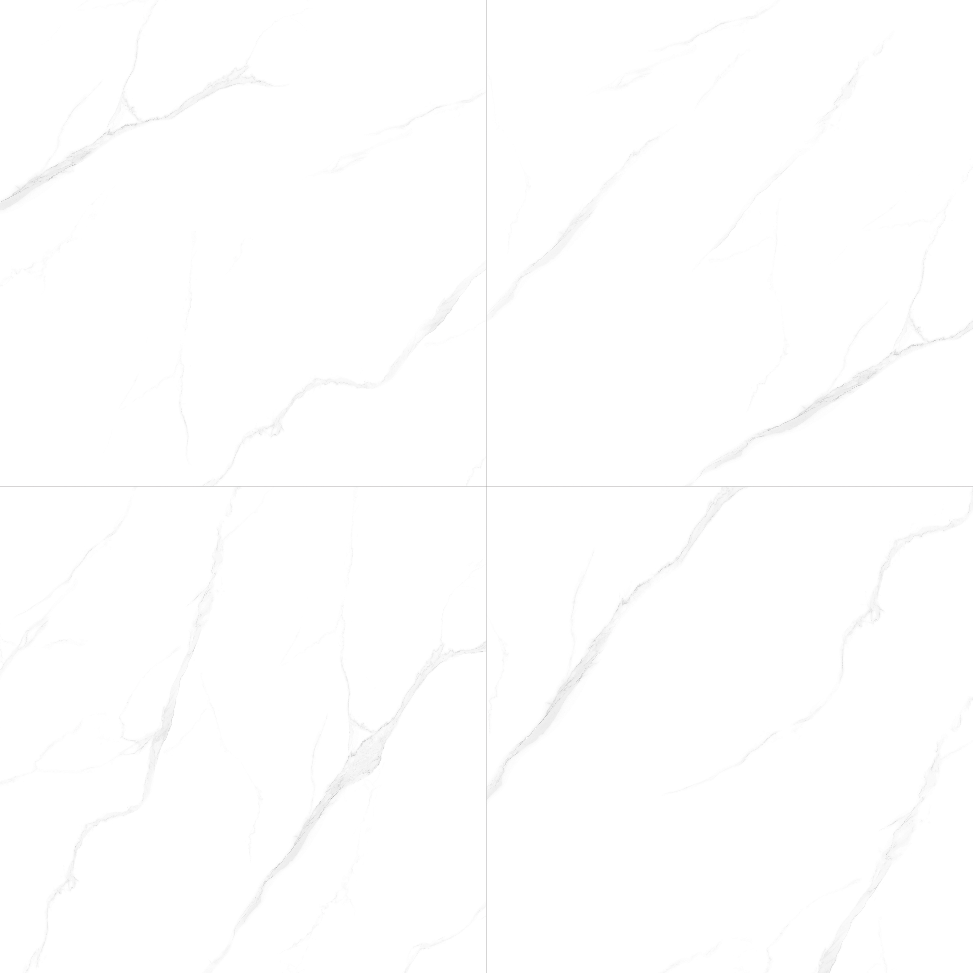 Ceramic Tile - White Calacatta Glossy